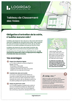 tableau de classement des voies