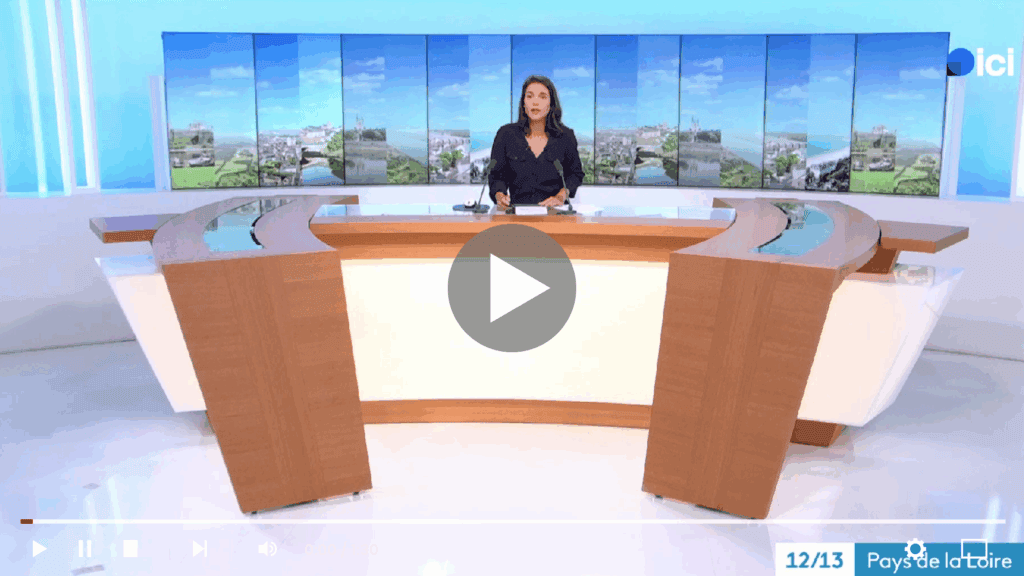 Reportage France 3 Pays de la Loire sur Logiroad et La commune de La Chevrolière