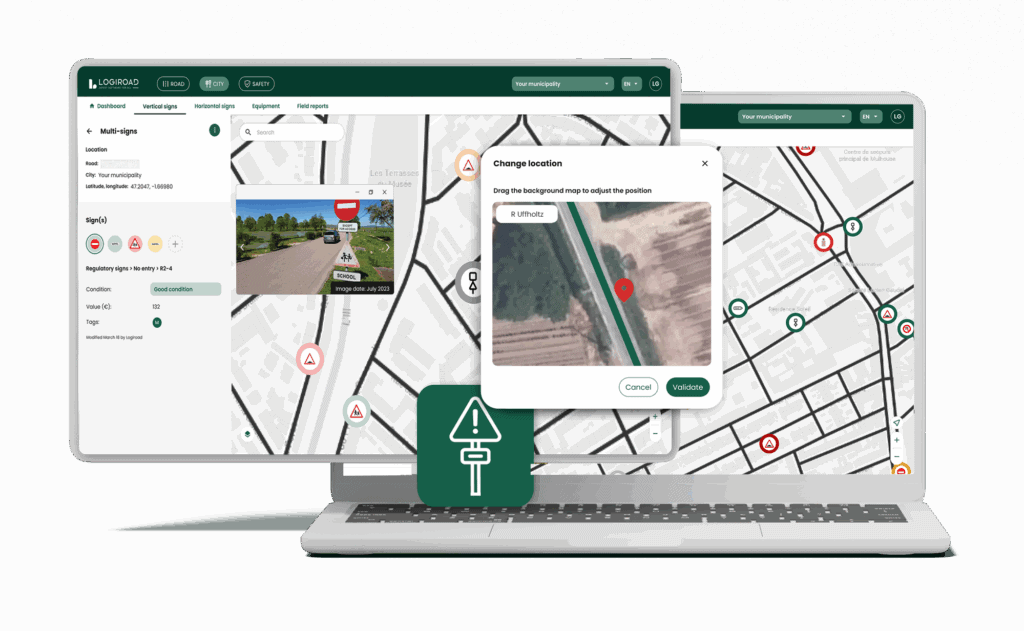 Road signage platform